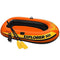 Intex 3 Person Fishing Raft w/ Pump & Oars & 2 Person Raft Set w/ 2 Oars & Pump