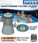 Intex 330 GPH Easy Set Swimming Pool Cartridge Filter Pump w/GFCI (4 Pack)