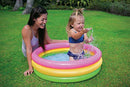 Intex 34in x 10in Sunset Glow Soft Inflatable Baby/Kids Swimming Pool (8 Pack)