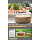 Intex 4 Person Round Energy Efficient Hot Tub Replacement Cover Only (2 Pack)