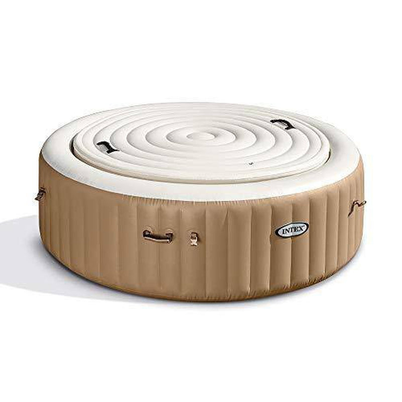 Intex 4 Person Round Energy Efficient Hot Tub Replacement Cover Only (2 Pack)