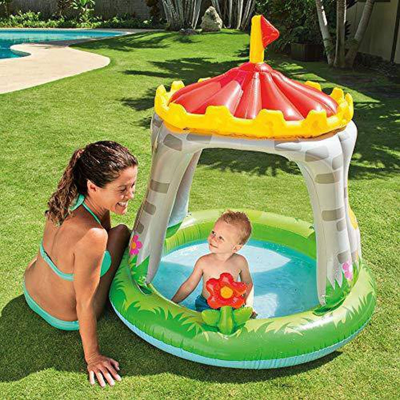 Intex 4'x48" Royal Castle Baby Pool & 11'x7.5' x44" Dinoland Kiddie Pool