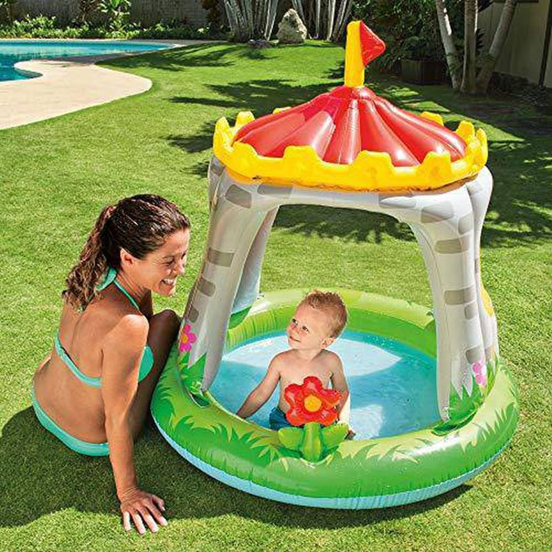 Intex 4ft x 48in Inflatable Royal Castle Baby Pool for Kids Age 1-3 (2 Pack)