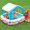 Intex 5.12ft x 5.12ft x 48in Inflatable Ocean Kids Pool with Canopy (3 Pack)