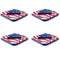 Intex 57264VM Inflatable American Flag 2 Person Float (4 Pack)