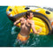 Intex 57276EP 5 Person Large Inflatable Laguna Lake Water Island Lounging Pool Float, Yellow