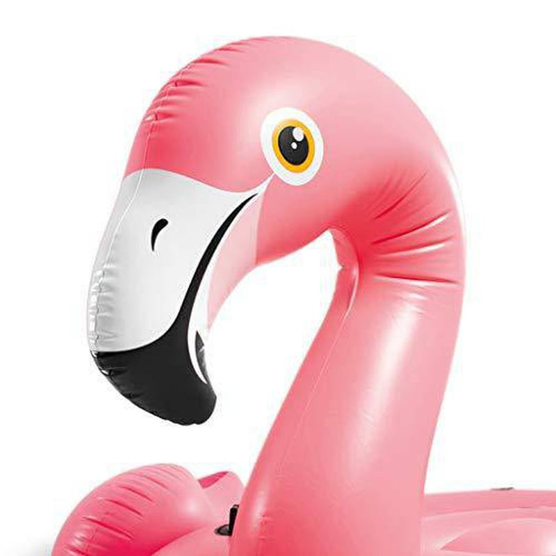 Intex 57288EP Giant Inflatable 80 Inch Mega Flamingo Ride On Pool Float (3 Pack)