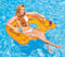 Intex 58859EP Sit 'N Float Inflatable Colorful Floating Tube Loungers with Backrest and Cup Holders for Pool, Lake, and Rivers, 4 Pack (Colors Vary)