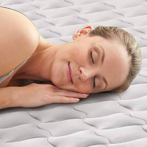 Intex 64489ED Dura Beam Supreme Air Flow Fiber Tech Inflatable Velvetaire Soft Airbed Mattress with Electric Built in Pump and Portable Storage Carrying Case, Queen