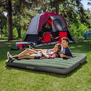 Intex 64722WL Durabeam Expedition Series 10 Inch High Inflatable Air Mattress Air Bed w/ Pump for Camping, Full