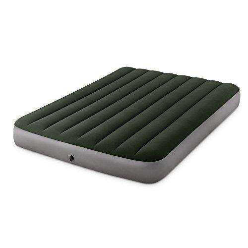 Intex 64722WL Durabeam Expedition Series 10 Inch High Inflatable Air Mattress Air Bed w/ Pump for Camping, Full