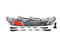 Intex 68310VM Dakota K2 2-Person Heavy-Duty Vinyl Inflatable Kayak with 86-Inch Oars and Air Pump, Gray & Red