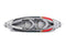 Intex 68310VM Dakota K2 2-Person Heavy-Duty Vinyl Inflatable Kayak with 86-Inch Oars and Air Pump, Gray & Red