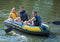 Intex 68370EP Challenger 3 Inflatable Raft Boat Set with Pump and Oars, Blue
