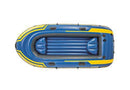 Intex 68370EP Challenger 3 Inflatable Raft Boat Set with Pump and Oars, Blue