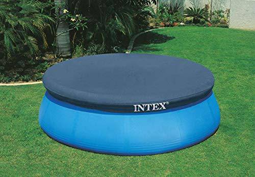 Intex 8 Foot Easy Set Above Ground Pool Debris Vinyl Round Cover Tarp (6 Pack)