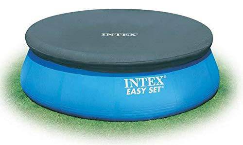 Intex 8 Foot Easy Set Above Ground Pool Debris Vinyl Round Cover Tarp (6 Pack)