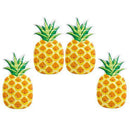 Intex 85" x 49" Giant Inflatable 1 Person Pineapple Swimming Pool Float (4 Pack)