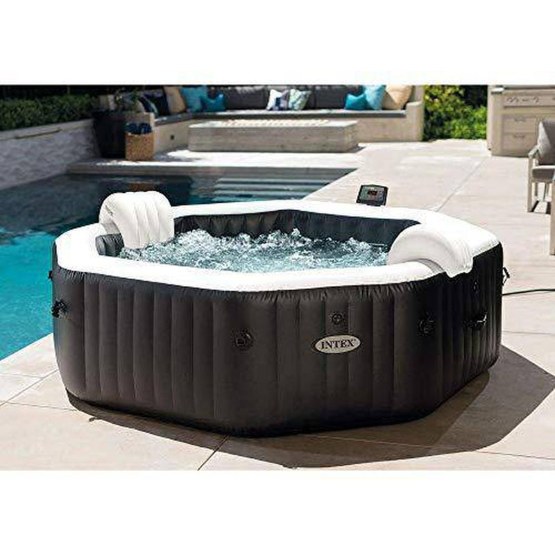 Intex 86" X 28" PureSpa Jet and Bubble Deluxe Inflatable Spa Set, 6-Person 28461E
