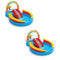 Intex 9.75ft x 6.33ft x 53in Inflatable Kids Pool Center with Slide (2 Pack)