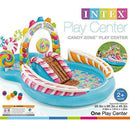 Intex 9' x 6' x 51" Inflatable Candy Zone Kiddie Pool with Waterslide (3 Pack)