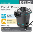 Intex Air Pump w/ 3 Nozzles (2 Pack) w/ Intex Inflatable Couch w/ Cupholders