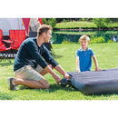 Intex Classic Dura Beam Air Mattress Bed w/Built in Pump, Full & Cordless Pump