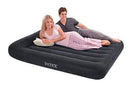 Intex Classic Dura Beam Air Mattress Bed w/Built in Pump, Full & Cordless Pump