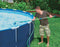 Intex Cleaning Maintenance Swimming Pool Kit & 15' Above Ground Pool Cover