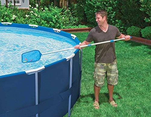 Intex Cleaning Maintenance Swimming Pool Kit w/Vacuum Skimmer & Pole (2 Pack)