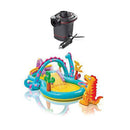 Intex Corded Electric Air Pump w Kids Inflatable Play Center Slide