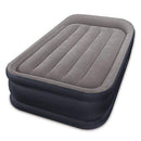 Intex Deluxe Air Bed, Queen & Intex Deluxe Airbed, Twin with Built In Pumps