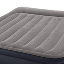Intex Deluxe Raised Blow Up Air Bed Mattress with Built In Pump, Queen (2 Pack)