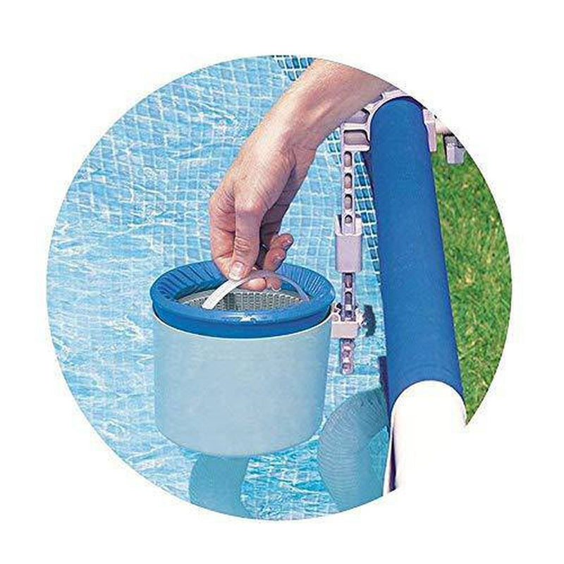 Intex Deluxe Wall-Mounted Swimming Pool Surface Automatic Clean Skimmer (2 Pack)