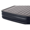 Intex Dura-Beam 16.5 Inch Deluxe Elevated Inflatable Pillow Rest Air Mattress Bed with Built-in Internal Pump, King