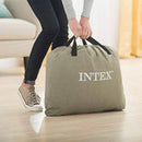 Intex Dura-Beam 18-Inch Fiber-Tech Elevated Premium Plush Comfort Inflatable Raised Airbed Mattress