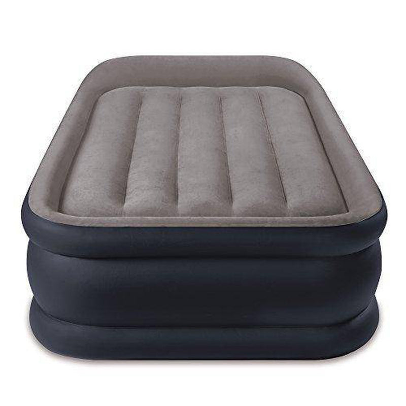 Intex Dura Beam Deluxe Pillow Rest Raised Airbed w/ Built in Pump, Twin (3 Pack)