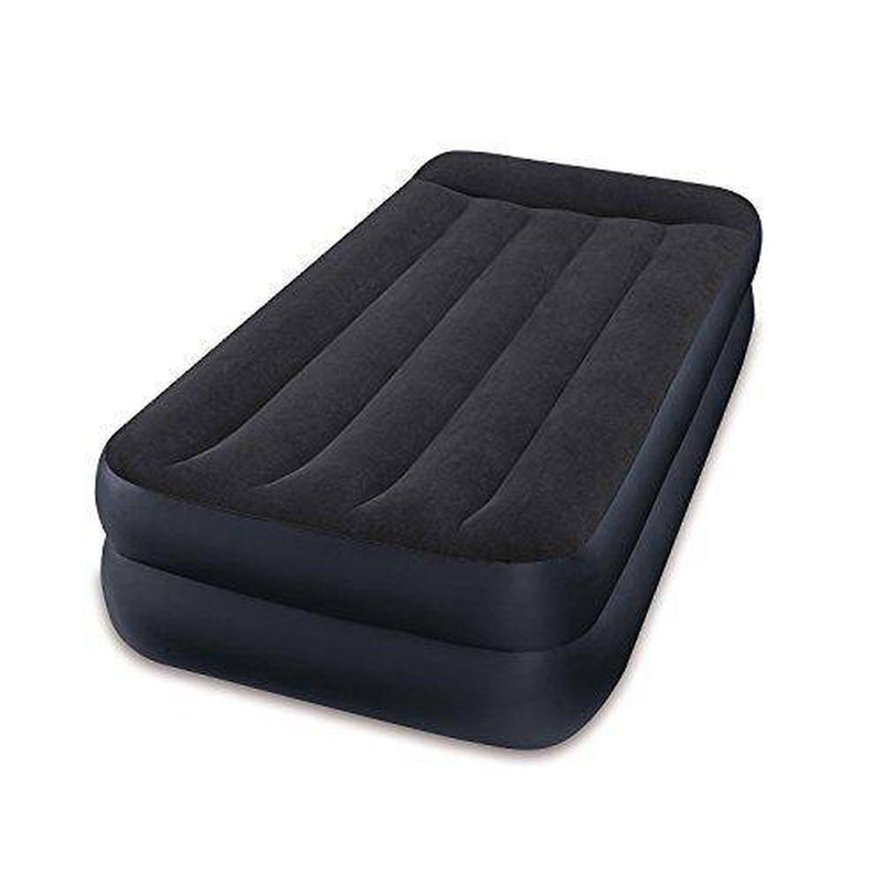 Intex Dura-Beam Pillow Rest Air Mattress Bed w/ Built-In Pump, Twin (4 Pack)
