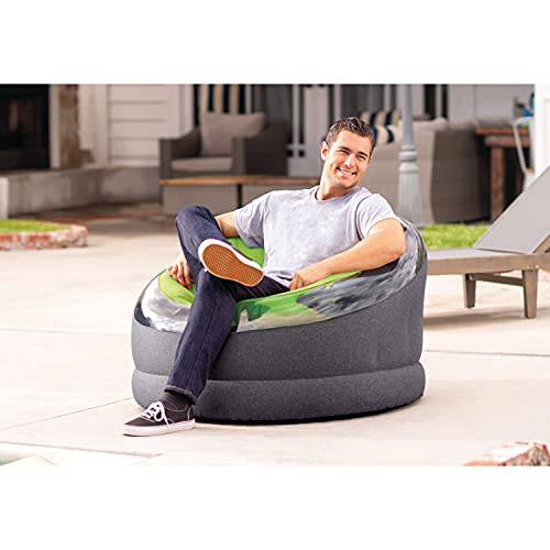 Intex Empire Inflatable Chair 44 X 43 X 27 Green Beach Travel Camping Outdoor