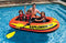 Intex Explorer 300 Compact Fishing 3 Person Raft Boat w/Pump & Oars (2 Pack)