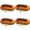 Intex Explorer 300 Compact Inflatable 3 Person Raft Boat w/ Pump & Oars (4 Pack)