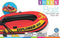 Intex Explorer 300 Compact Inflatable 3 Person Raft Boat w/ Pump & Oars (4 Pack)
