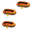Intex Explorer 300 Inflatable Fishing 3 Person Raft Boat w/Pump & Oars (3 Pack)