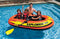 Intex Explorer 300 Inflatable Fishing 3 Person Raft Boat w/Pump & Oars (3 Pack)