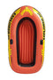 Intex Explorer 300 Inflatable Fishing 3 Person Raft Boat w/Pump & Oars (6 Pack)