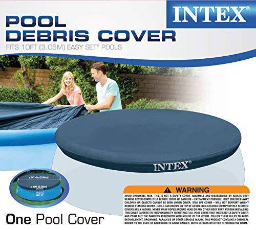 Intex Filter Cartridge for Pool (12 Pack) w/ Intex Pool Cover