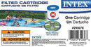 Intex Filter Cartridge for Pools (12 Pack) w/ Intex 10' Pool Cover (2 Pack)