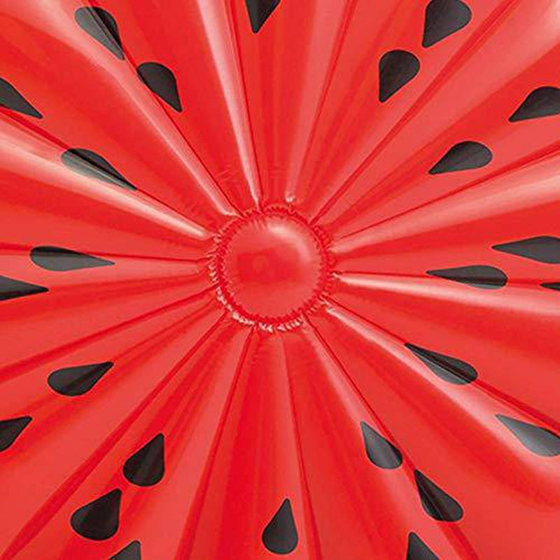 Intex Giant Inflatable 72 Inch Watermelon Summer Swimming Pool Float (2 Pack)