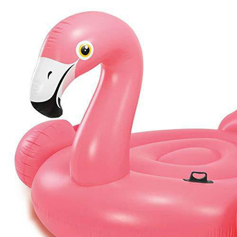 Intex Giant Inflatable Ride-On 86-Inch Mega Flamingo Island Pool Float (3 Pack)