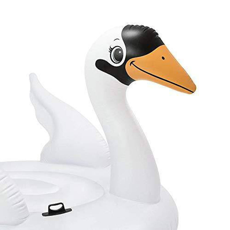 Intex Giant White Mega Swan Inflatable Swimming Pool Toy Float Ride On (3 Pack)